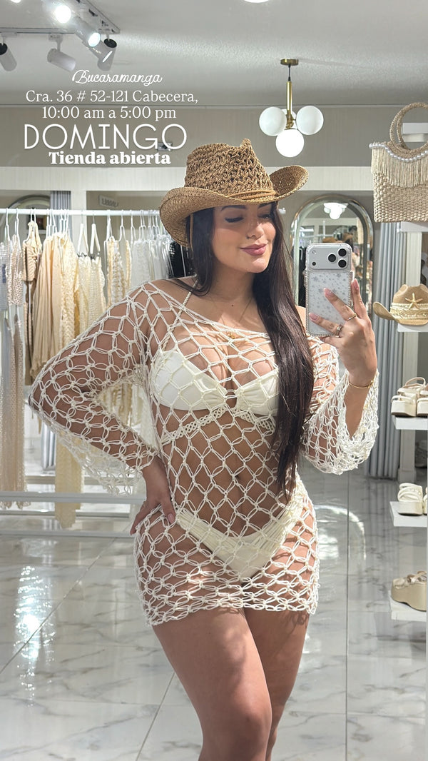 VESTIDO TEJIDO PIRAWÜA