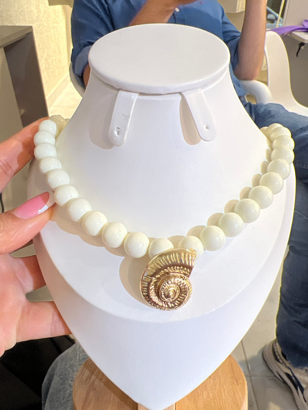 CHOKER 020 PERLA CARACOL