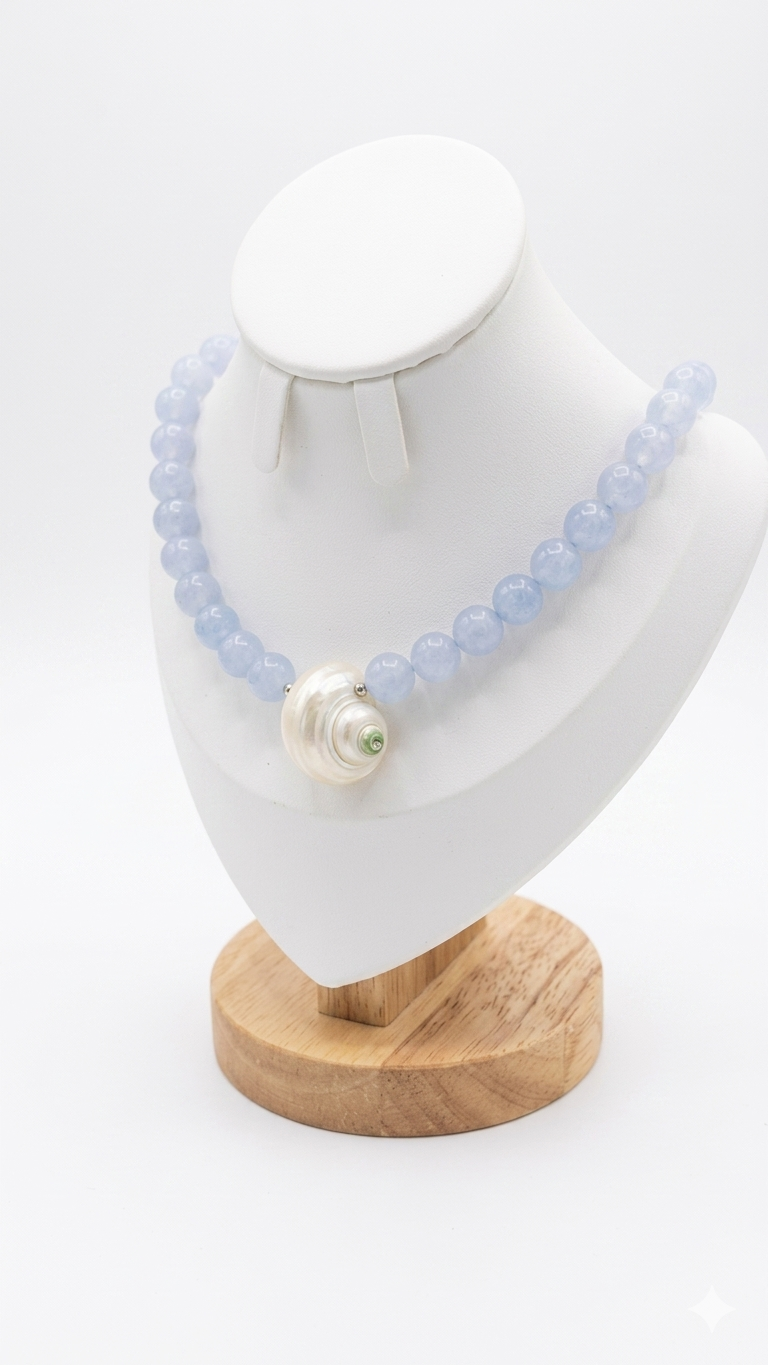 COLLAR CELESTE