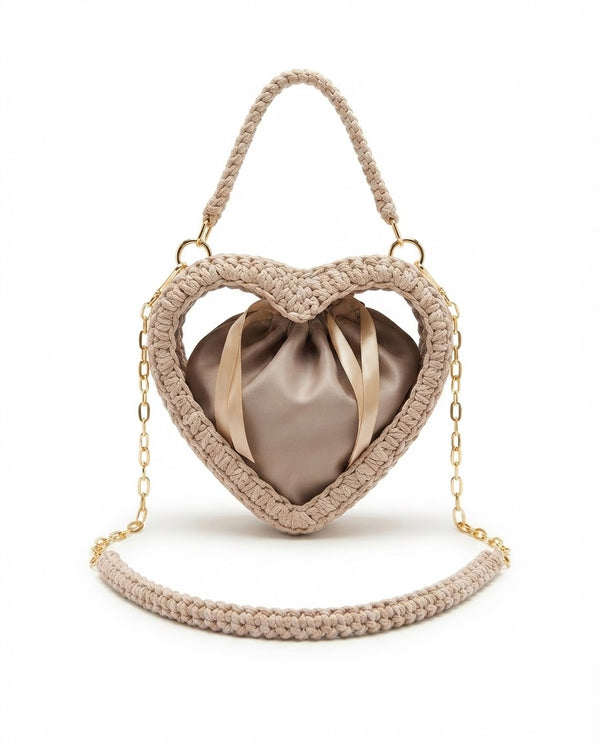 BOLSO TEJIDO CORAZÓN