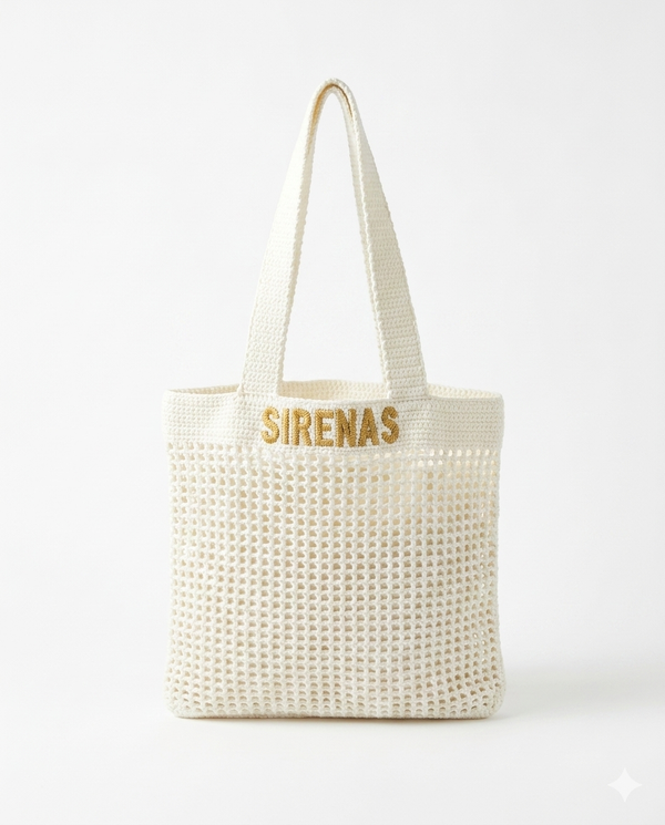BOLSO TEJIDO SIRENAS