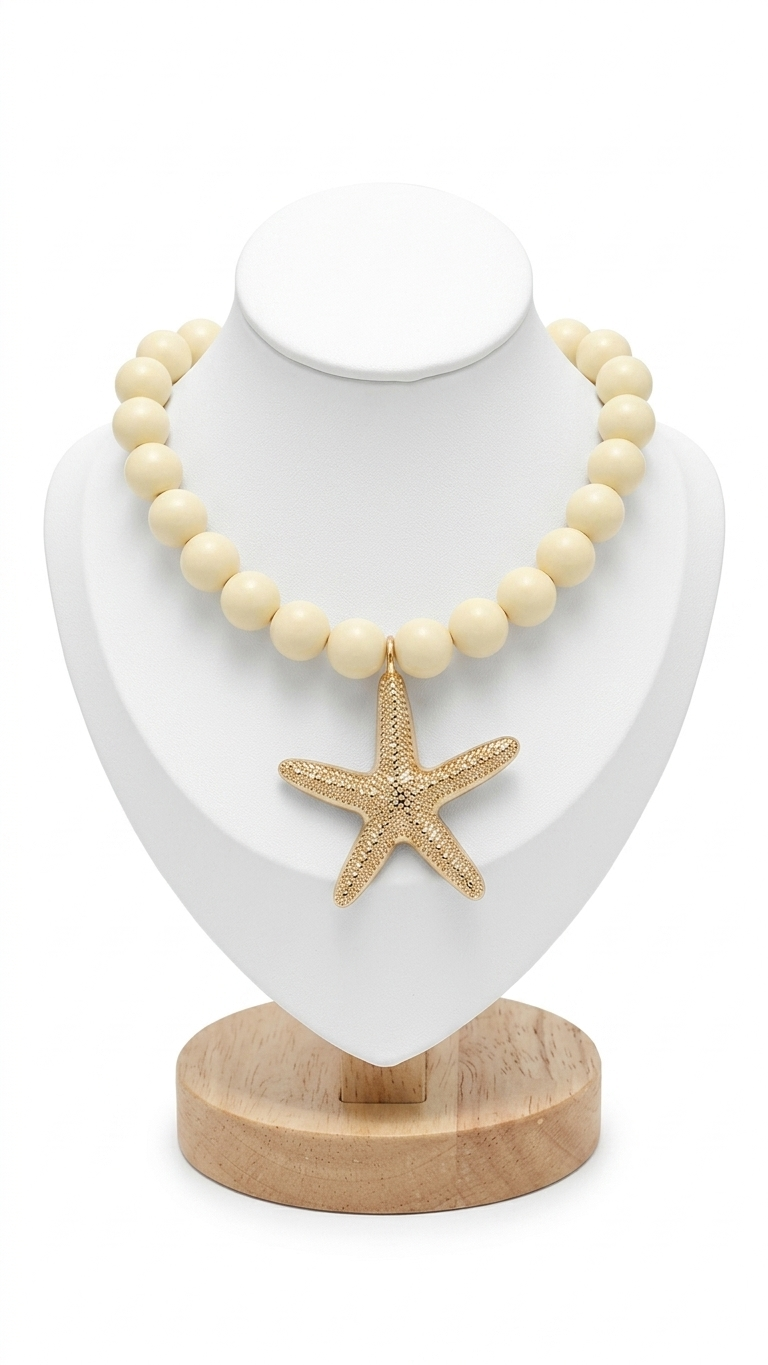 COLLAR ESTRELLA MARFIL