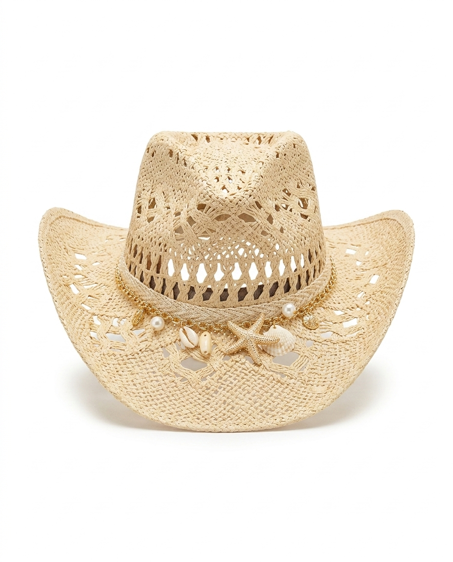 SOMBRERO CADENA AMULETOS